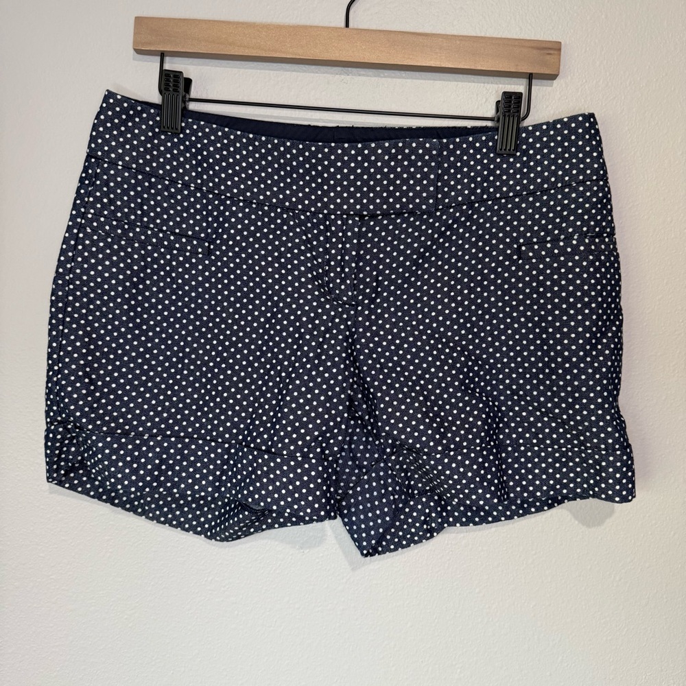 Navy Polka Dot Women's Shorts